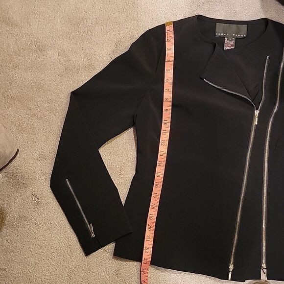 Yansi Fugel edgy zipper moto style jacket - Picture 6 of 13